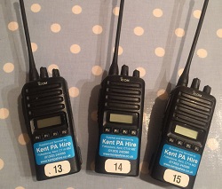 Some of the radios we have for hire
